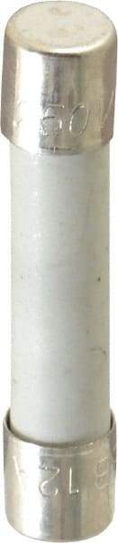 Cooper Bussmann - 125 VDC, 250 VAC, 12 Amp, Fast-Acting Miniature Ceramic Fuse - 1-1/4" OAL, 1/4" Diam - Apex Tool & Supply