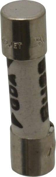 Cooper Bussmann - 250 VAC, 32 VDC, 2.5 Amp, Fast-Acting Miniature Ceramic Fuse - 20mm OAL, 5mm Diam - Apex Tool & Supply