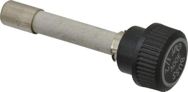 Cooper Bussmann - 300 VAC, 0.5 Amp, Time Delay Size Rejecting/NonRejecting Fuse - Fuse Holder Mount, 2-1/4" OAL, 10 at AC kA Rating, 15.9mm Diam - Apex Tool & Supply