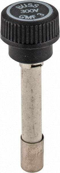 Cooper Bussmann - 300 VAC, 3 Amp, Time Delay Size Rejecting/NonRejecting Fuse - Fuse Holder Mount, 2-1/4" OAL, 10 at AC kA Rating, 15.9mm Diam - Apex Tool & Supply
