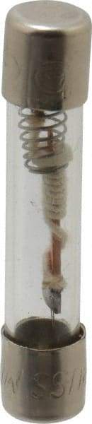 Cooper Bussmann - 250 VAC, 32 VDC, 0.5 Amp, Time Delay Miniature Glass Fuse - 1-1/4" OAL, 1/4" Diam - Apex Tool & Supply