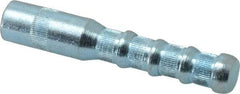Wej-It - 5/8" Diam, 5/8" Drill, 3-11/16" OAL, 2" Min Embedment Drop-In Concrete Anchor - 12L14 Steel, Zinc-Plated Finish, Hex Nut Head, Hex Drive, 1" Thread Length - Apex Tool & Supply