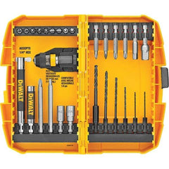 DeWALT - 28 Piece, Screwdriver Bit Set - #1, #2, 1/4" Drive - Apex Tool & Supply