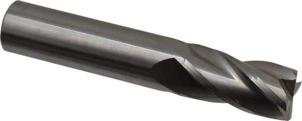OSG - 16mm, 32mm LOC, 16mm Shank Diam, 89mm OAL, 4 Flute, Solid Carbide Square End Mill - Single End, Uncoated, Spiral Flute, 30° Helix, Centercutting, Right Hand Cut, Right Hand Flute, Series 404 - Apex Tool & Supply
