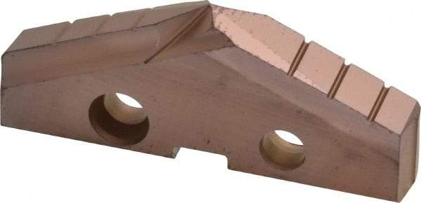Allied Machine and Engineering - 1-7/8" Diam x 1/4" Thick, Seat Code 3, 132° Included Angle Spade Drill Insert - AM200 Coated, Cobalt, Grade Super Cobalt, Series GEN2 T-A - Apex Tool & Supply