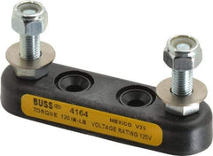 Cooper Bussmann - 1 Pole, 125 VAC, 800 Amp, Screw Mount Fuse Block - 3-3/16 Inch Fuse Length, 58.8mm Long x 24.1mm Wide x 1.62 Inch High Block - Apex Tool & Supply