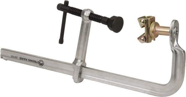 Strong Hand Tools - 5-1/2" Deep Throat, 16-1/2" Max Capacity, 4 in 1 Sliding Arm Clamp - 2,400 Lb Clamping Pressure, 20mm Spindle Diam - Apex Tool & Supply
