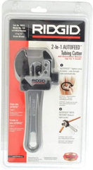 Ridgid - 1/4" to 1-1/8" Pipe Capacity, Close Quarters Autofeed - Apex Tool & Supply