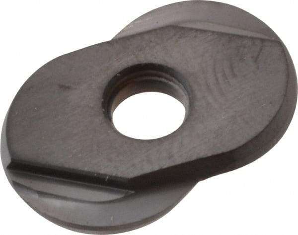 Minicut International - BNSI0500 Grade P30 Carbide Milling Insert - TiAlN Finish, 0.118" Thick, 1/2" Inscribed Circle, 1/4" Corner Radius - Apex Tool & Supply
