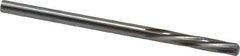 Magafor - 3.109mm Solid Carbide 6 Flute Chucking Reamer - Spiral Flute, 0.1224" Straight Shank, 19/32" Flute Length, 2-1/4" OAL - Apex Tool & Supply