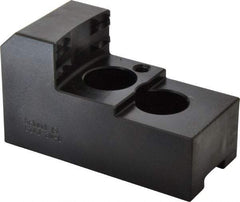Schunk - 12" Max Chuck Diam Compatibility, Steel 1.5mm x 60° Serrated Hard Lathe Top Jaws - 21mm Groove Width, 50mm Wide x 2-1/2" High - Apex Tool & Supply
