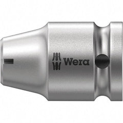 Wera - Socket Adapters & Universal Joints Type: Square-Drive to Hex Bit Adapter Female Size: 3/8 Socket Drive to 5/16 Hex - Apex Tool & Supply