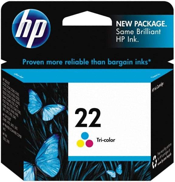 Hewlett-Packard - Cyan, Magenta & Yellow Ink Cartridge - Use with HP Deskjet D2230, D2345, D2360, D2430, D2445, D2460, F340, F380, F2140, F2180, F2240 - Apex Tool & Supply