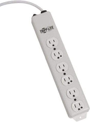 Tripp-Lite - 6 Outlets, 120 VAC15 Amps, 2' Cord, Power Outlet Strip - Keyhole, Tab Mount, 5-15 NEMA Configuration, 13.7" Strip - Apex Tool & Supply