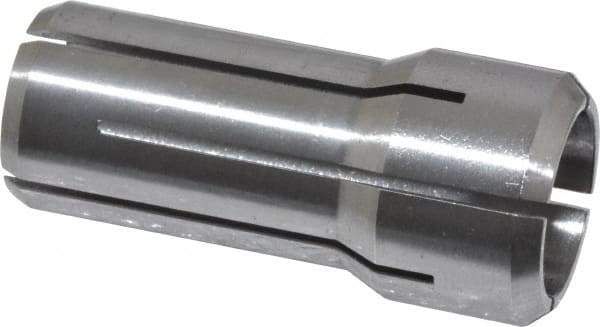 Kennametal - 25/64 Inch, 0.3594 to 25/64 Inch Collet Capacity, Series DA200 Double Angle Collet - 1-3/16 Inch Overall Length, 0.539 Inch Overall Diameter, 0.001 Inch TIR - Exact Industrial Supply