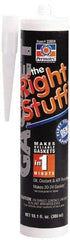 Permatex - 300ml Instant Gasket Maker - -75 to 500°F, Black, Comes in Cartridge - Apex Tool & Supply