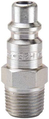 Parker - 1 - 11-1/2 Male NPT Industrial Pneumatic Hose Connector - Steel, 3/4" Body Diam - Apex Tool & Supply