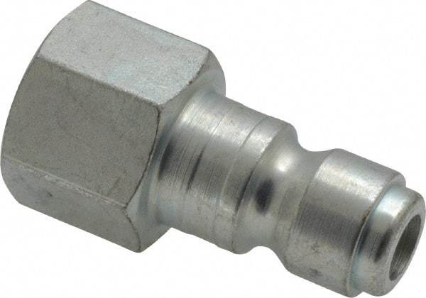 Parker - 3/8-18 Female NPTF Tru-Flate Automotive Pneumatic Hose Connector - Steel, 3/8" Body Diam - Apex Tool & Supply