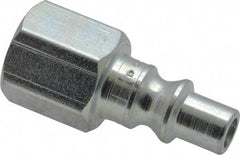Parker - 1/4-18 Female NPTF ARO Pneumatic Hose Nipple - Steel, 1/4" Body Diam - Apex Tool & Supply