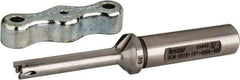Iscar - 0.315 to 0.331" Diam, 5xD, 1.57" Max Depth, 1/2" Shank Diam, Replaceable Tip Drill - IDI Insert, 8 Seat Size, DCM Toolholder, Series ChamDrill - Apex Tool & Supply