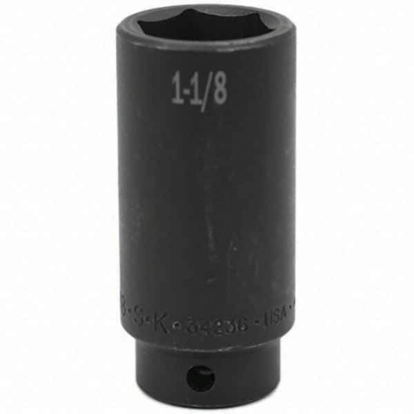 SK - Impact Socket - 1/2"DR 1-1/8" DEEP IMPACT SOCKET - Apex Tool & Supply