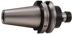 Kennametal - BT50 Taper Shank 2" Pilot Diam Shell Mill Holder - 2.36" Flange to Nose End Projection, 4.88" Nose Diam, 1-14 Lock Screw, Through-Spindle & DIN Flange Coolant - Exact Industrial Supply