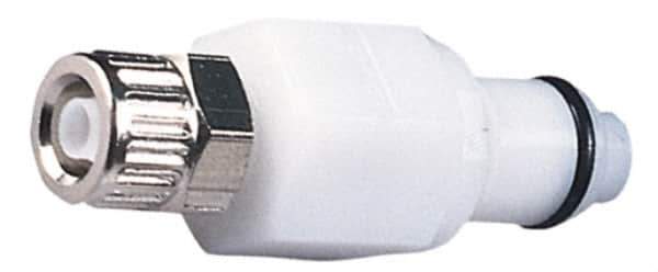 CPC Colder Products - 3/8" OD, Acetal Push-to-Connect Male Connector - 120 Max psi, 3/4" ID, White - Apex Tool & Supply