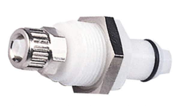 CPC Colder Products - 3/8" OD, Acetal Push-to-Connect Male Connector - 120 Max psi, White - Apex Tool & Supply