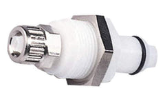 CPC Colder Products - 3/8" OD, Acetal Push-to-Connect Male Connector - 120 Max psi, White - Apex Tool & Supply