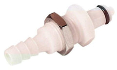 CPC Colder Products - 1/4" OD, Acetal Push-to-Connect Male Connector - 120 Max psi, White - Apex Tool & Supply