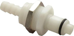 CPC Colder Products - Acetal Push-to-Connect Male Connector - 120 Max psi, 1/4" ID, White - Apex Tool & Supply