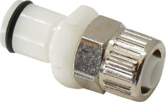 CPC Colder Products - 3/8" OD, Acetal Push-to-Connect Male Connector - 120 Max psi, White - Apex Tool & Supply