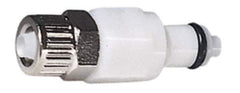 CPC Colder Products - 3/8" OD, Acetal Push-to-Connect Male Connector - 120 Max psi, White - Apex Tool & Supply