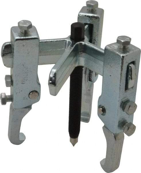 Proto - 8" Spread, 6 Ton Capacity, Puller - 7-1/2" Long, For Bearings, Gears & Pulleys - Apex Tool & Supply