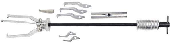 Proto - 10 Piece, 7" Spread, Hammer Puller Set - 3 Jaws, 6" Reach - Apex Tool & Supply