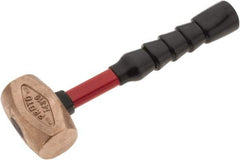 Proto - 3-3/4 Lb Head Brass Hammer - 12" OAL, Fiberglass Handle - Apex Tool & Supply