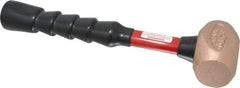 Proto - 2-5/8 Lb Head Brass Hammer - 12" OAL, Fiberglass Handle - Apex Tool & Supply