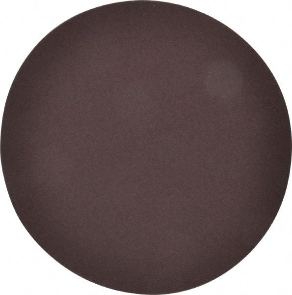 Norton - 8" Diam, 120 Grit Aluminum Oxide Adhesive PSA Disc - Medium Grade, Brown, X Weighted Backing, Flexible - Apex Tool & Supply
