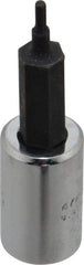 Proto - 1/4" Drive, 1/16" Hex Bit Socket - 1-7/8" OAL, 1" Bit Length - Apex Tool & Supply