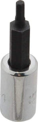 Proto - 1/4" Drive, 7/64" Hex Bit Socket - 1-7/8" OAL, 1" Bit Length - Apex Tool & Supply