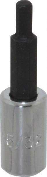 Proto - 1/4" Drive, 5/32" Hex Bit Socket - 1-7/8" OAL, 1" Bit Length - Apex Tool & Supply