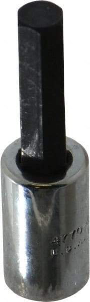 Proto - 1/4" Drive, 1/4" Hex Bit Socket - 1-7/8" OAL, 1" Bit Length - Apex Tool & Supply