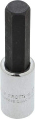 Proto - 1/4" Drive, 5/16" Hex Bit Socket - 1-7/8" OAL, 1" Bit Length - Apex Tool & Supply