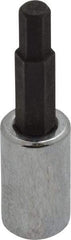 Proto - 1/4" Drive, 5mm Hex Bit Socket - 1-7/8" OAL, 1" Bit Length - Apex Tool & Supply