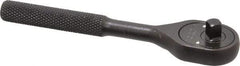 Proto - 1/4" Drive Pear Head Ratchet - Black Oxide Finish, 5" OAL, 24 Gear Teeth - Apex Tool & Supply