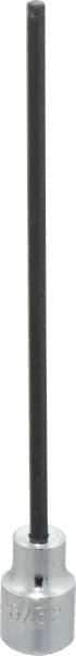 Proto - 3/8" Drive, 5/32" Hex Bit Socket - 6-3/32" OAL, 5" Bit Length, Long Hex Bit Socket - Apex Tool & Supply