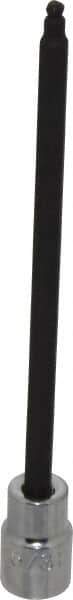 Proto - 3/8" Drive, 5/32" Hex Bit Socket - 6-3/32" OAL, 5" Bit Length, Long Ball End Hex Bit Socket - Apex Tool & Supply