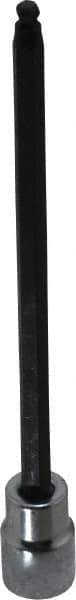 Proto - 3/8" Drive, 3/16" Hex Bit Socket - 6-3/32" OAL, 5" Bit Length, Long Ball End Hex Bit Socket - Apex Tool & Supply