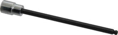 Proto - 3/8" Drive, 7/32" Hex Bit Socket - 6-3/32" OAL, 5" Bit Length, Long Ball End Hex Bit Socket - Apex Tool & Supply