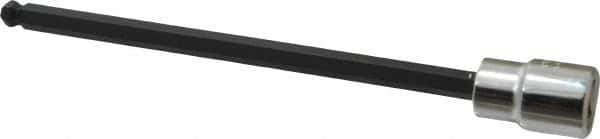 Proto - 3/8" Drive, 1/4" Hex Bit Socket - 6-3/32" OAL, 5" Bit Length, Long Ball End Hex Bit Socket - Apex Tool & Supply